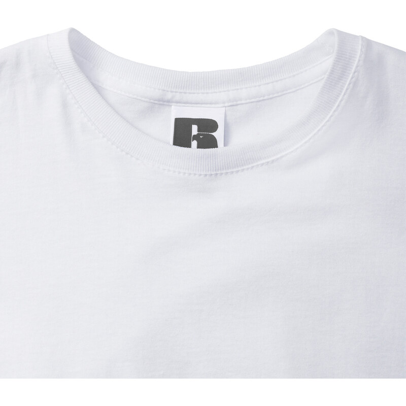 White Children's T-shirt Slim Fit Russell