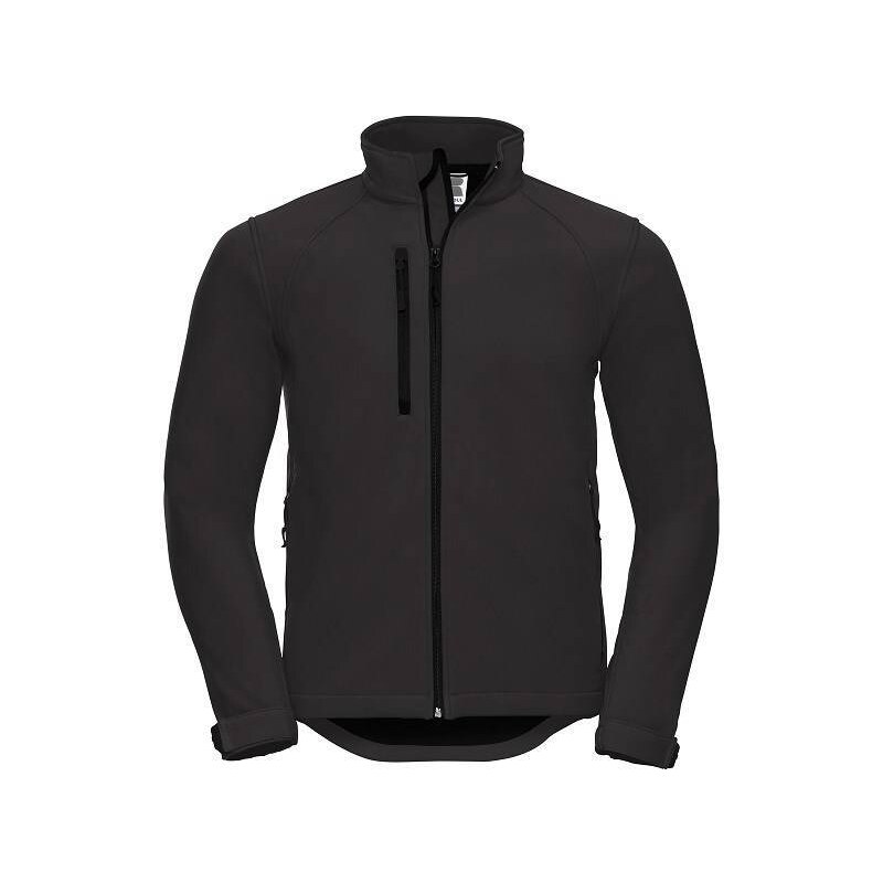 Men's Black Soft Shell Russell Jacket