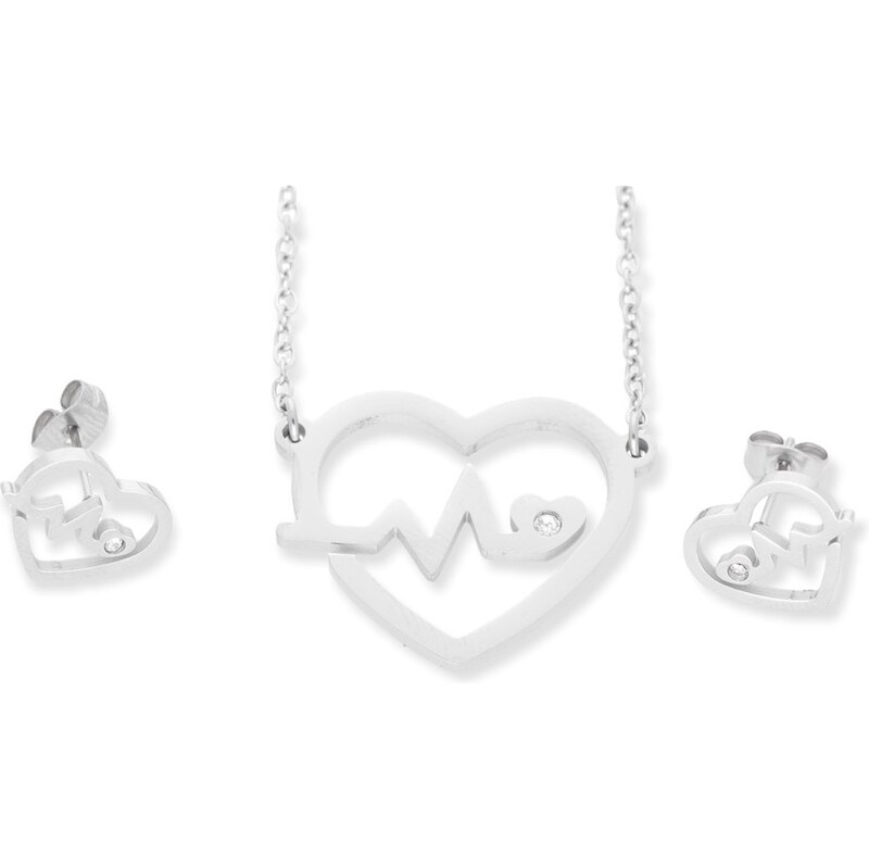 Ewena Souprava srdce EKG z chirurgické oceli JFD543 107589881