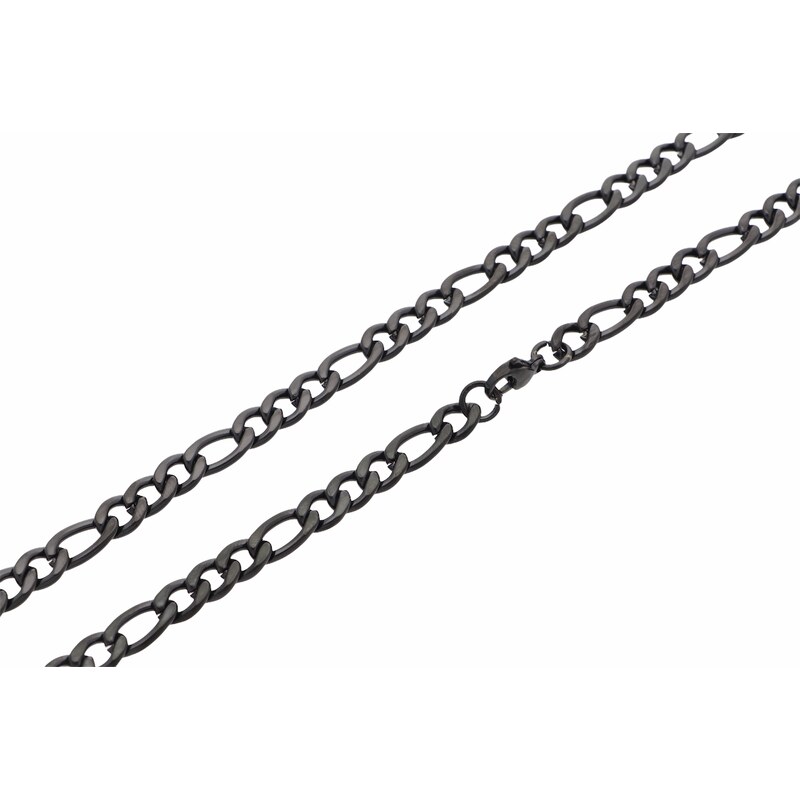 Ewena Řetízek ocelový figaro Black 107589563