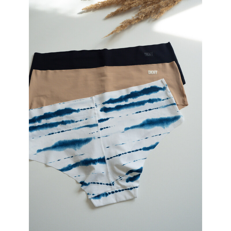 DKNY Litewear 3-balení kalhotek - stripe print