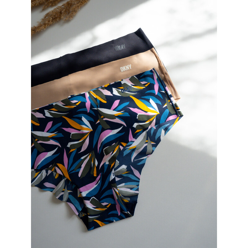 DKNY Litewear 3-balení kalhotek - Jungle