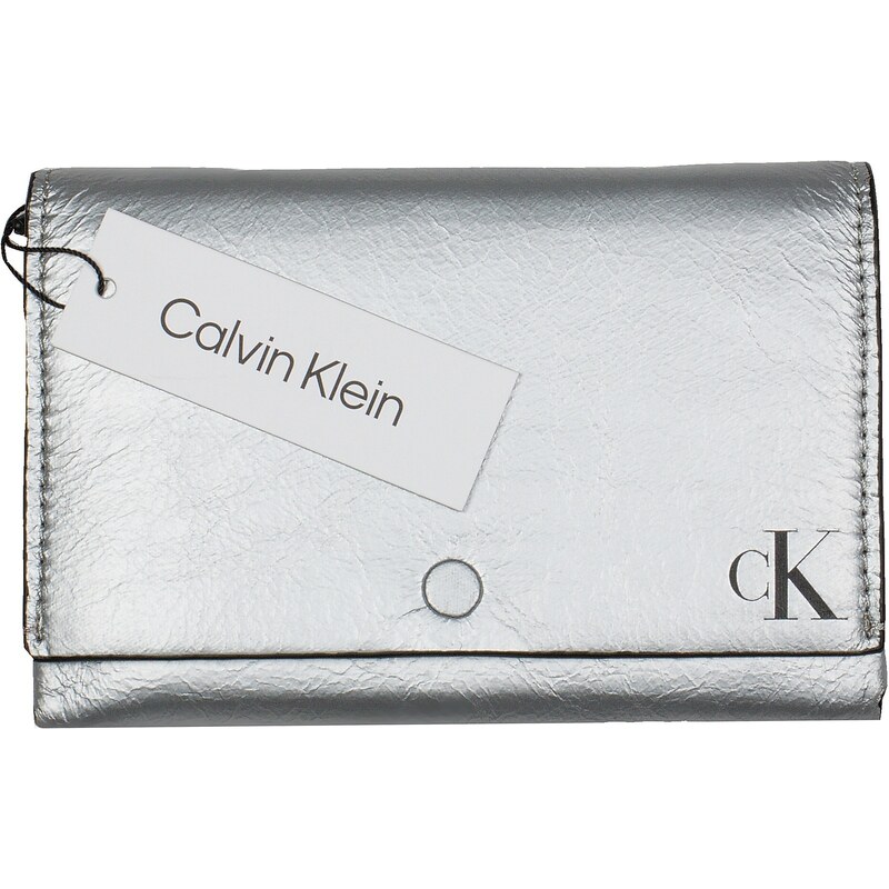 Calvin Klein dámská kabelka clutch s řetízkem stříbrná