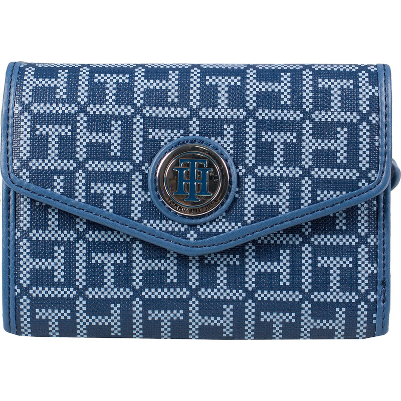 Tommy Hilfiger Flip dámská peněženka Jacquard blue