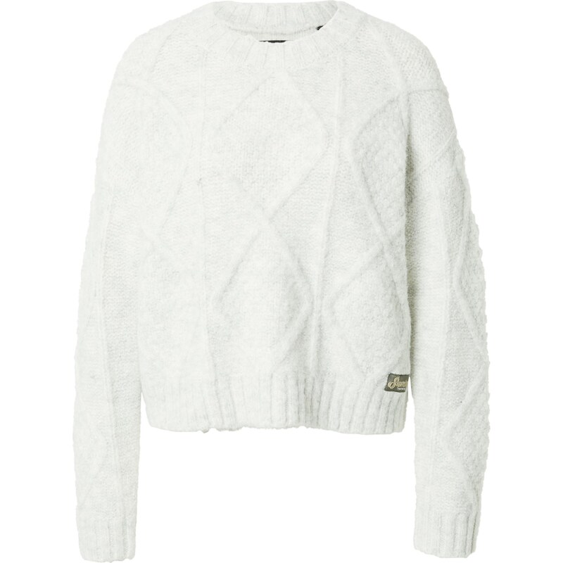 Superdry & Co Svetr světle šedá