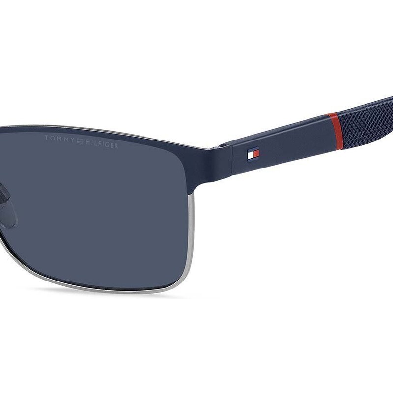 Sluneční brýle Tommy Hilfiger pánské, tmavomodrá barva, TH 2040/S