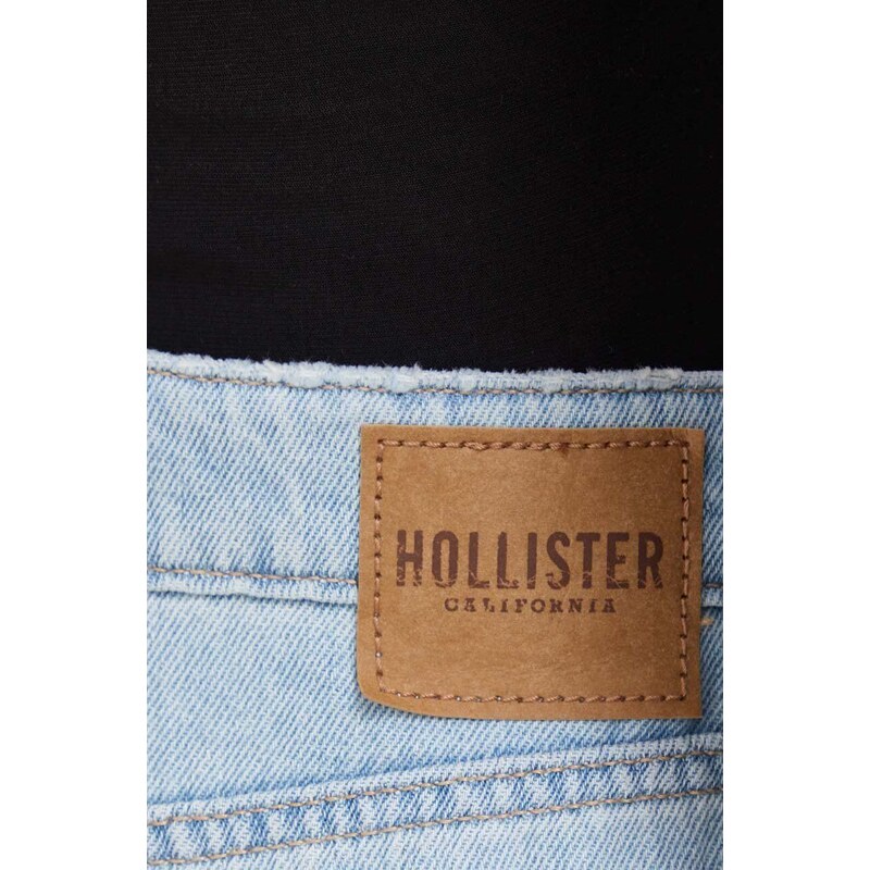 Džínová sukně Hollister Co. midi