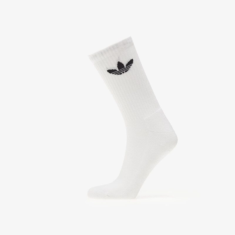 adidas Originals Pánské ponožky adidas Trefoil Cushion Crew Socks 3-Pack White