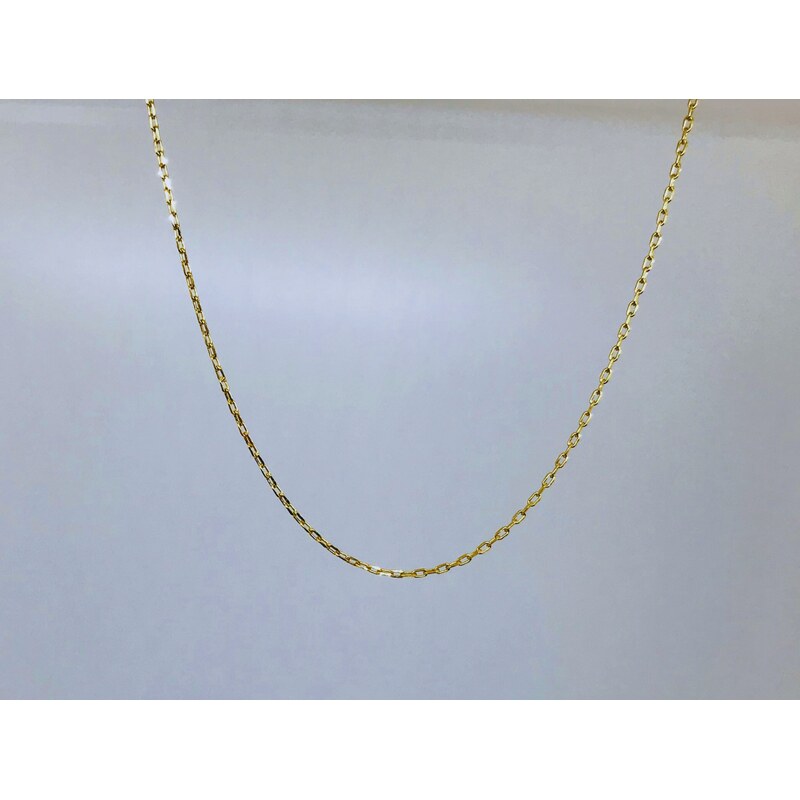 Carlo Romani ZLATÝ ŘETÍZEK HERMÍNA 45 cm s výraznými očky 86889026