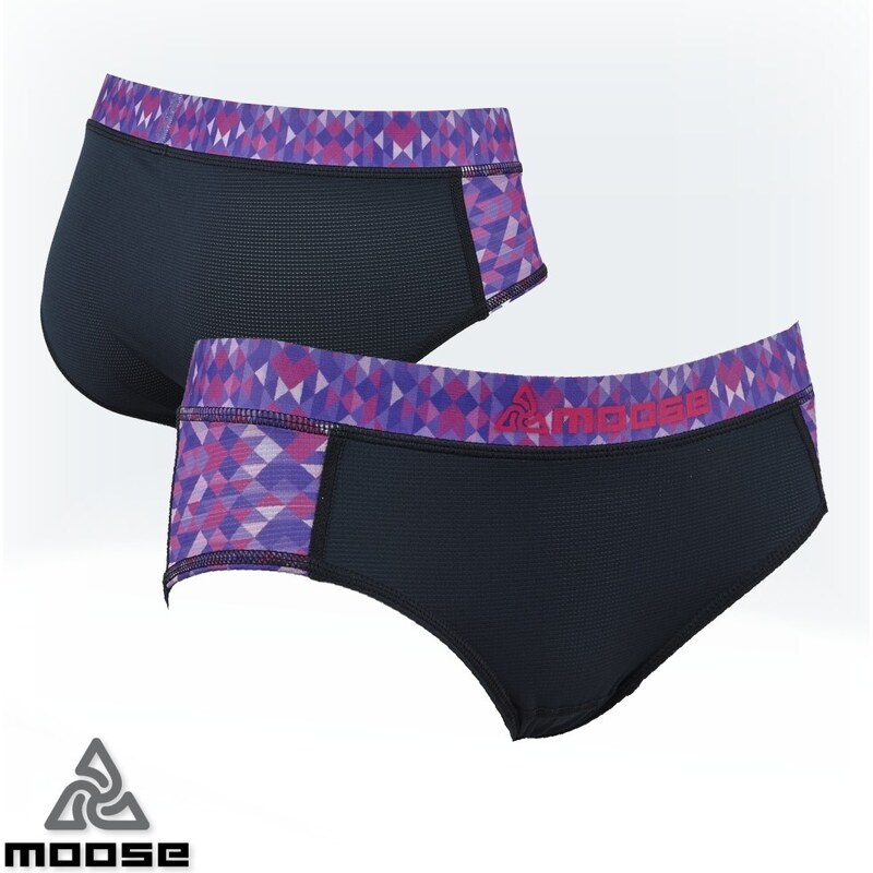 TABIT PANTS WOMEN dámské rychleschnoucí funkční kalhotky Moose fialová XS