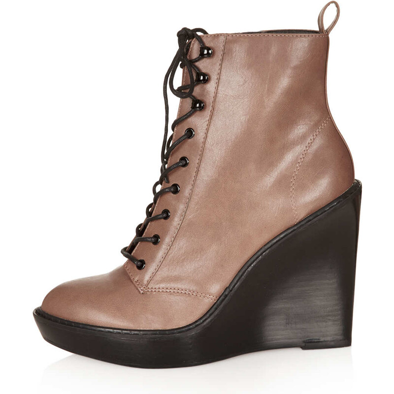 Topshop ARIA Lace Up Wedges