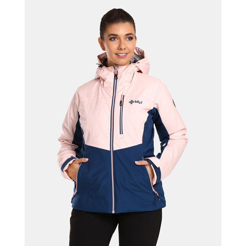 Dámská lyžařská bunda Kilpi FLIP-W světle růžová