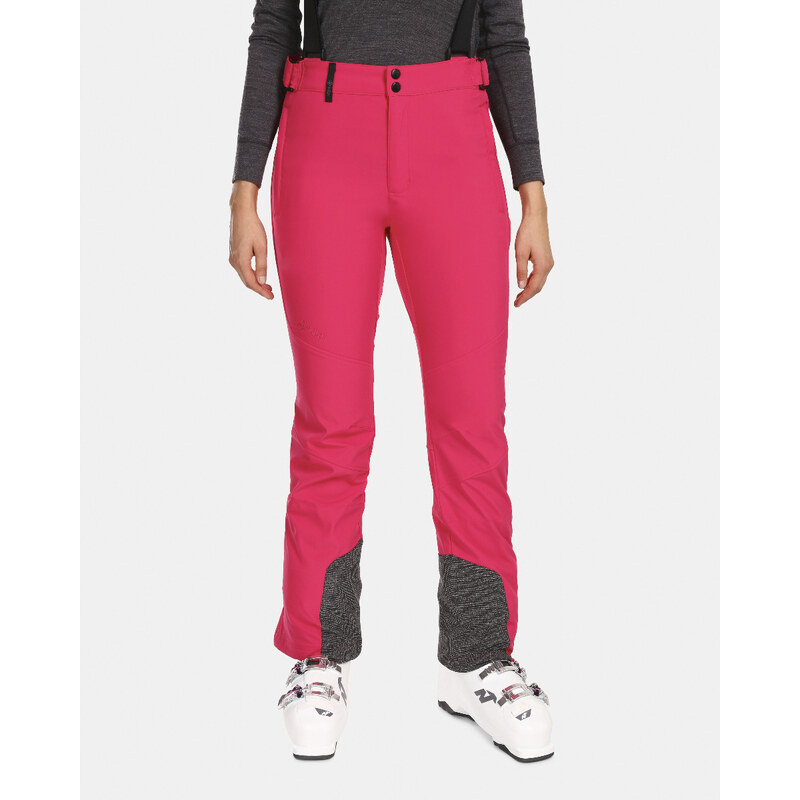 Dámské softshellové lyžařské kalhoty Kilpi RHEA-W růžová