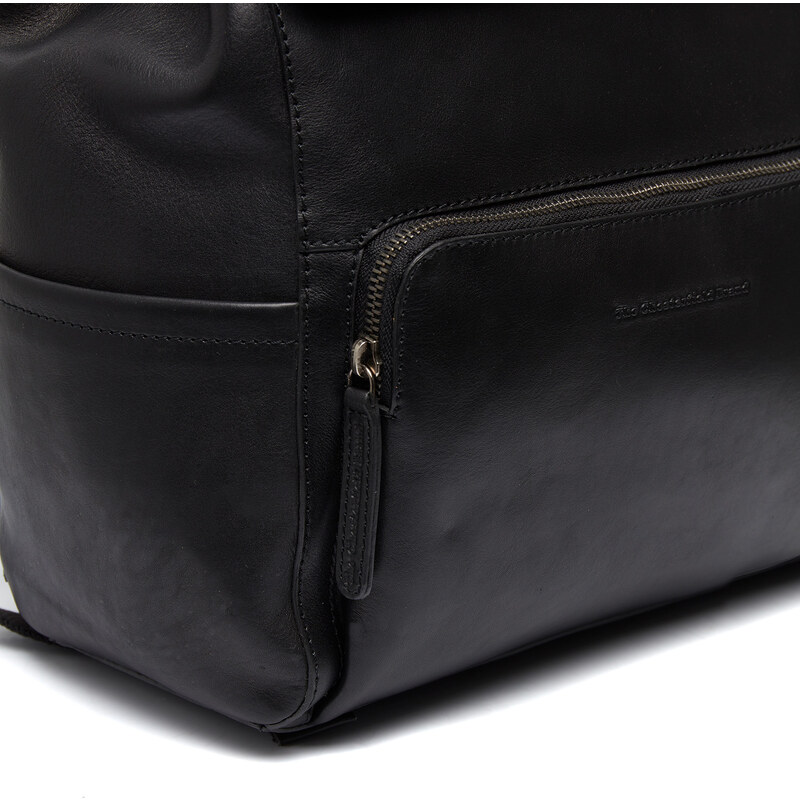 The Chesterfield Brand Kožený batoh na notebook Imola černý