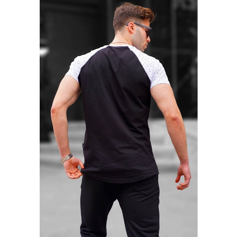 Madmext Black Basic Men's T-Shirt 4523