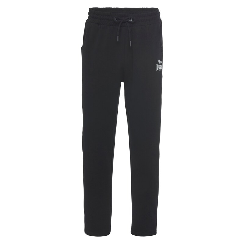 LONSDALE Outdoorové kalhoty černá / bílá