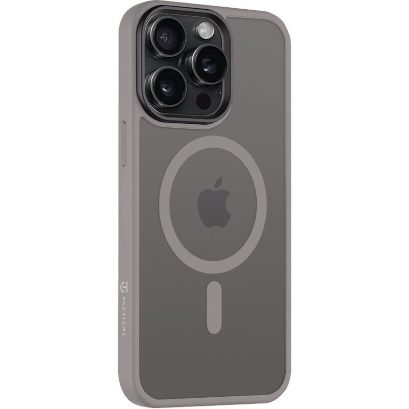 Ochranný kryt na iPhone 15 Pro MAX - Tactical, MagForce Hyperstealth Light Grey