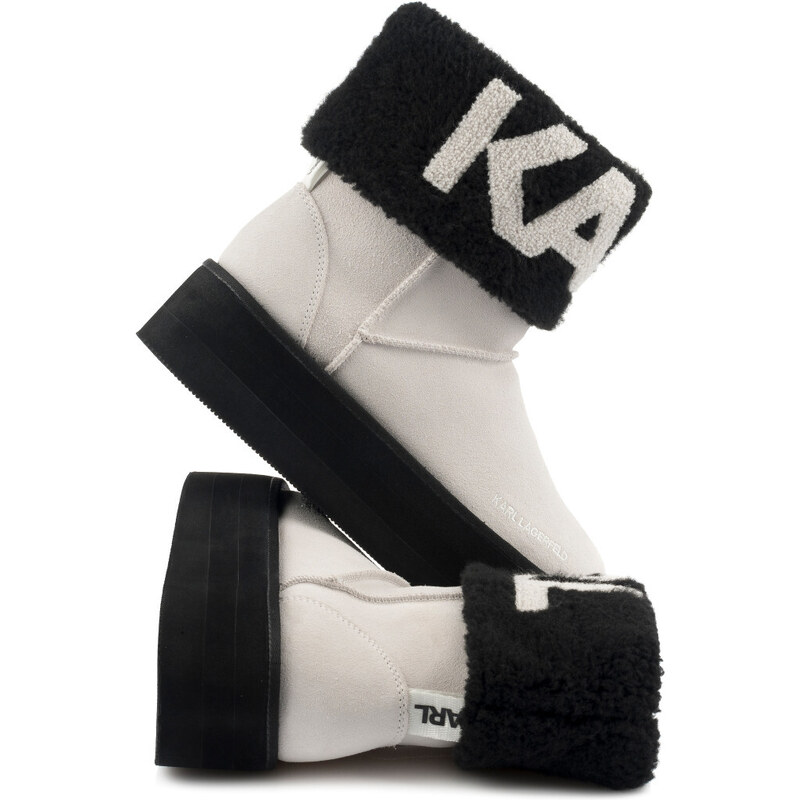 SNĚHULE KARL LAGERFELD KARL LOGO ANKLE BOOT