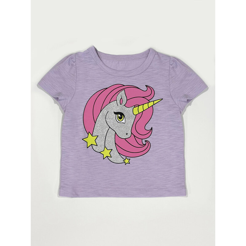 Denokids Unicorn Lilac Girl's T-shirt