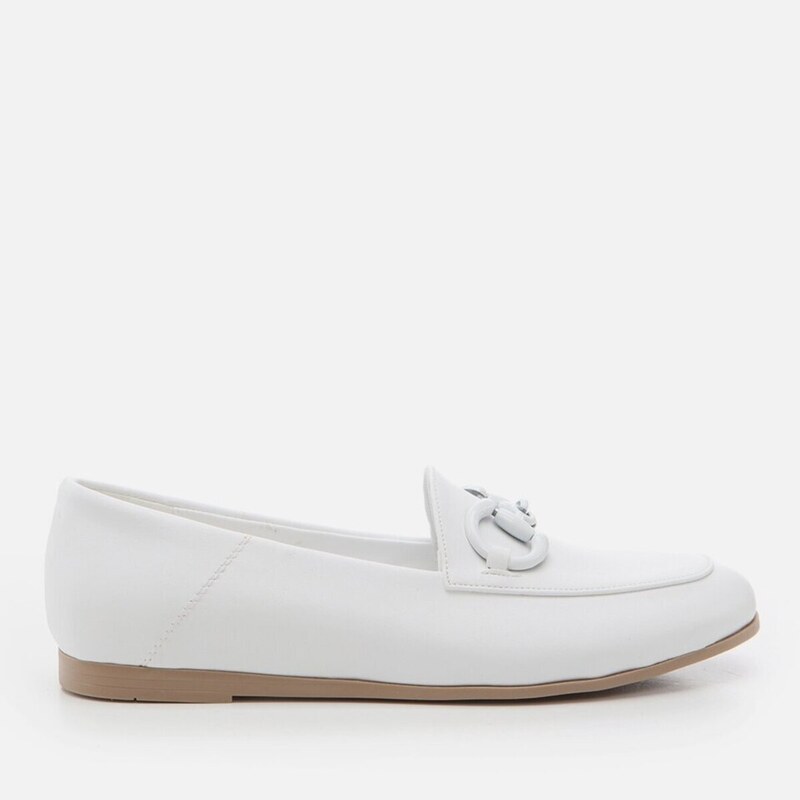 Yaya by Hotiç White Pedestrian Women's Loafer