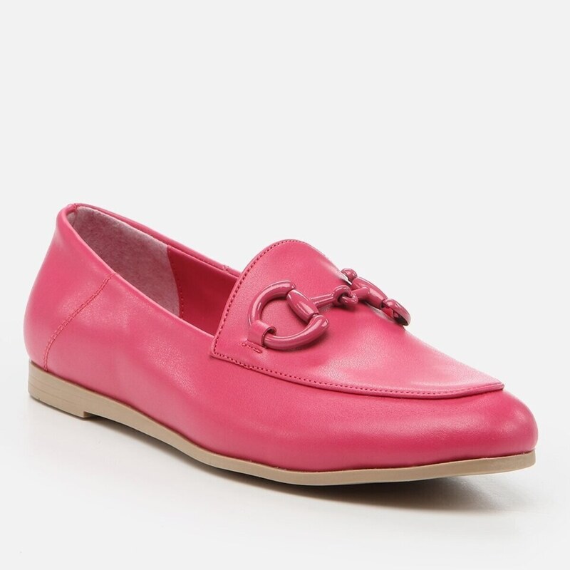 Yaya by Hotiç Fuchsia Pedestrian Women's Loafers