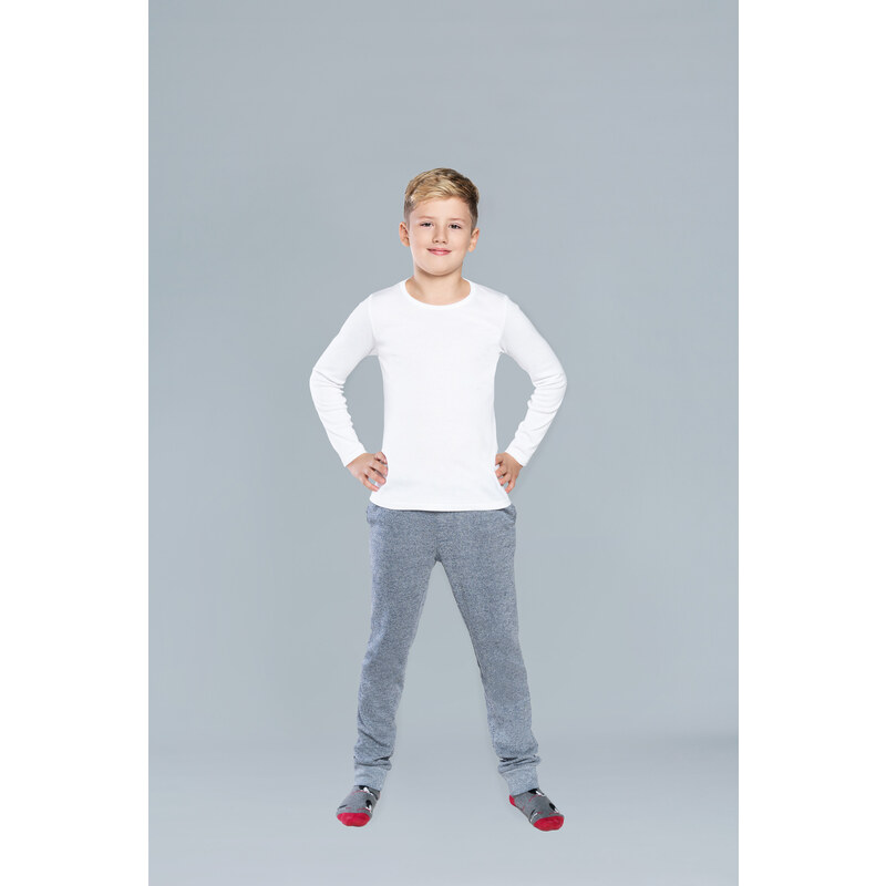 Italian Fashion Chlapecké tričko Tomi s dlouhým rukávem - bílé