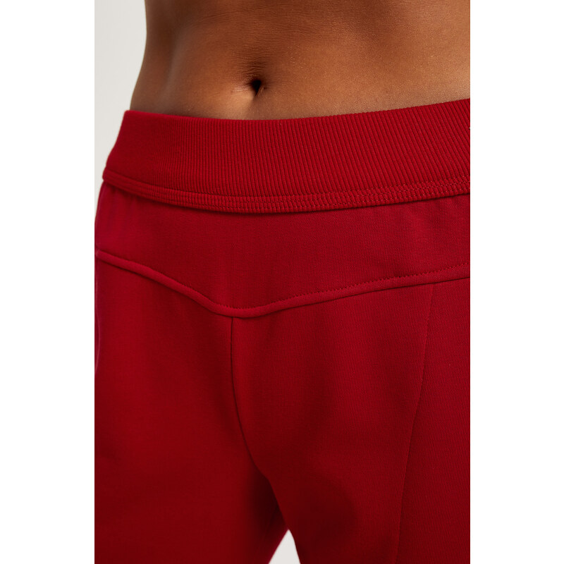 Italian Fashion Dámské dlouhé kalhoty Todra - červené