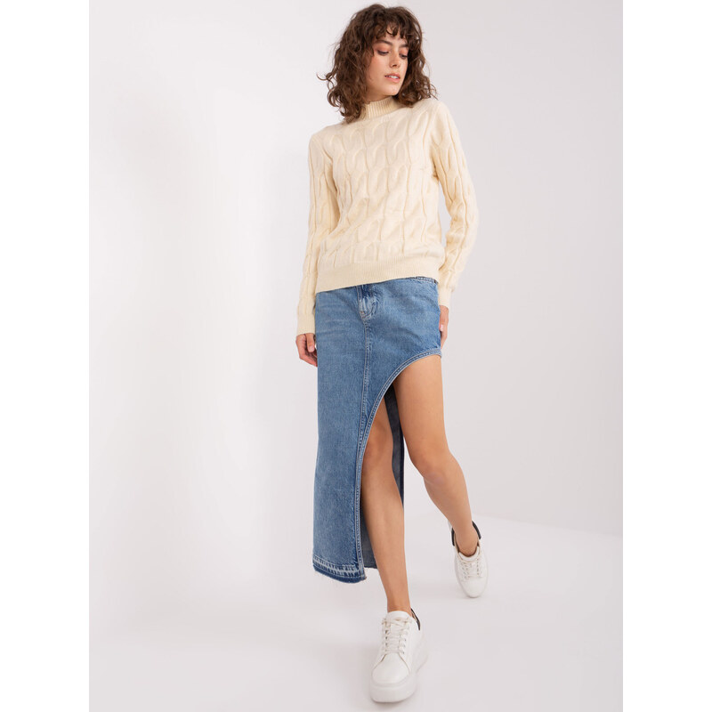 Wool Fashion Italia Sweater-AT-SW-2235.00P-light beige