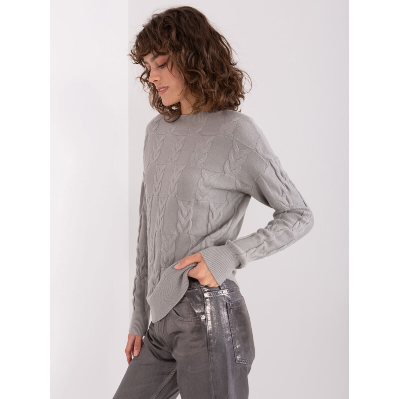 Wool Fashion Italia Sweater-AT-SW-2340.80-gray