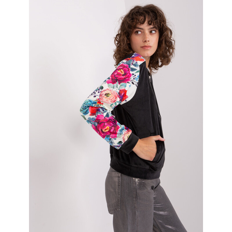RUE PARIS Sweatshirt-RV-BL-8235.38-black