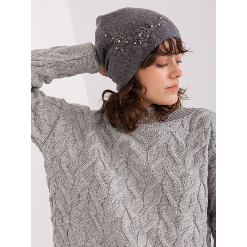 Wool Fashion Italia Cap-AT-CZ-2329.79-dark gray