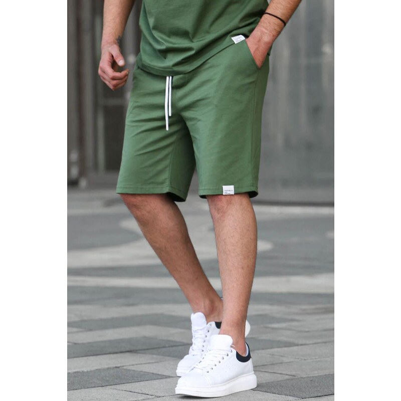 Madmext Khaki Basic Men's Shorts 6501