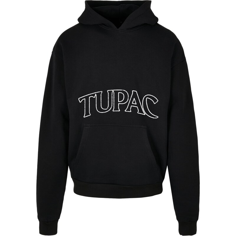 MT Men Tupac Up Oversize Hoody černá