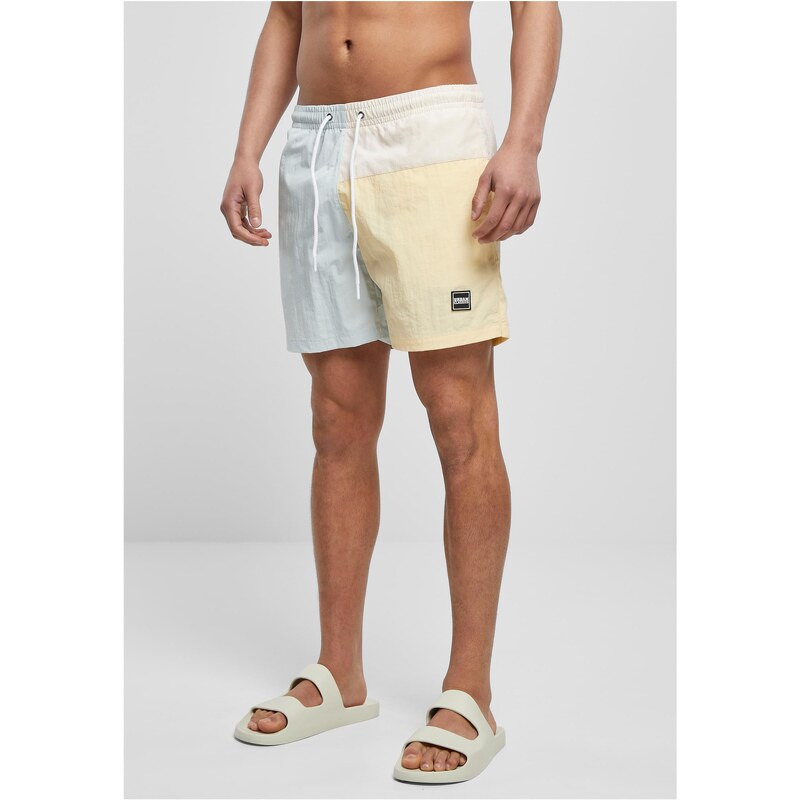 UC Men 3 Block Swim Shorts pastelově krémové barvy