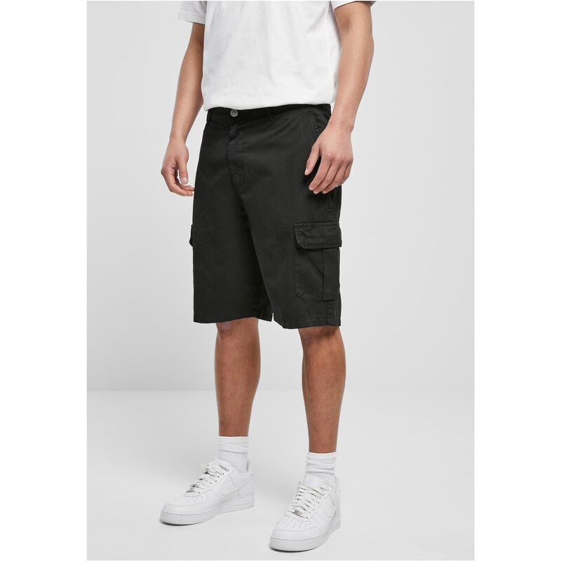 Urban Classics Pánské kraťasy Big Cargo Bermuda černé