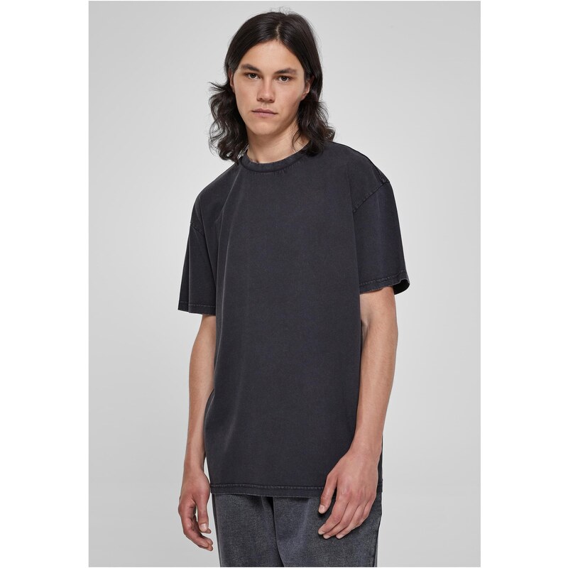 Urban Classics Heavy Oversized Acid Wash Tee černé