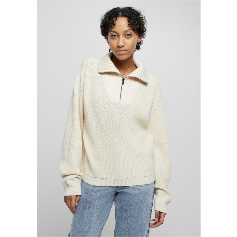 Urban Classics Dámský oversized úplet Troyer - pískový