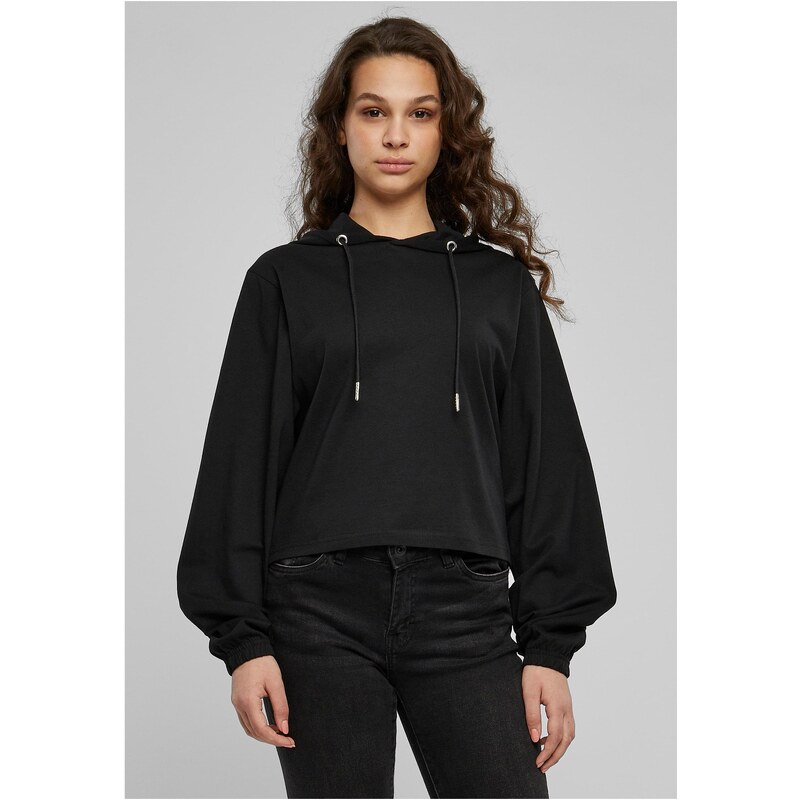 Urban Classics Dámská mMikina Heavy Short Hoody - černá 107075721