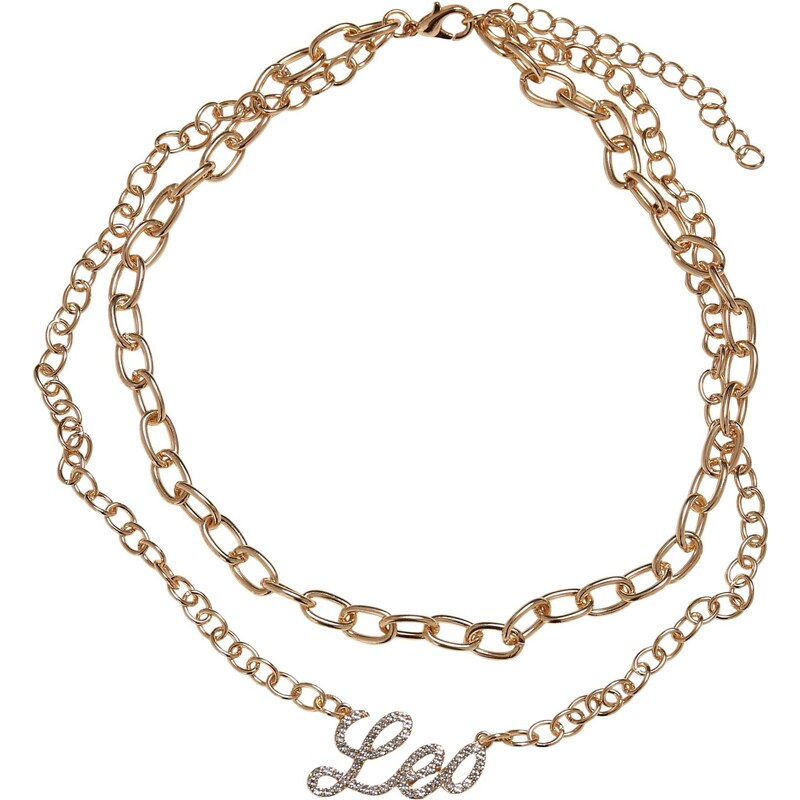 Urban Classics Diamond Zodiac Leo náhrdelník - zlaté barvy