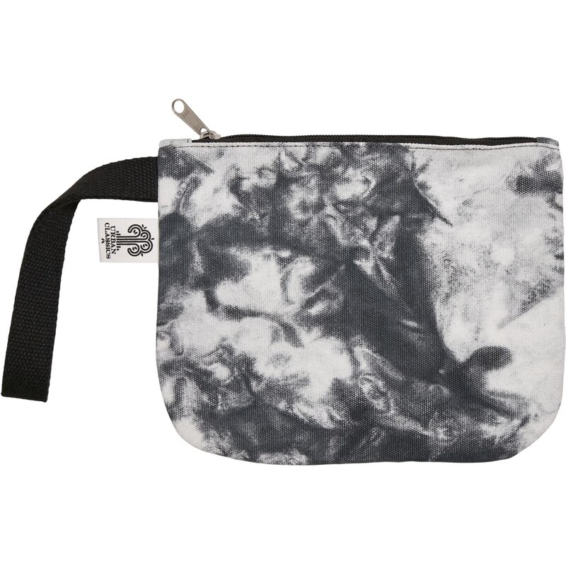 Urban Classics Accessoires Kravata Dye Cosmetic Pouch černo/bílá