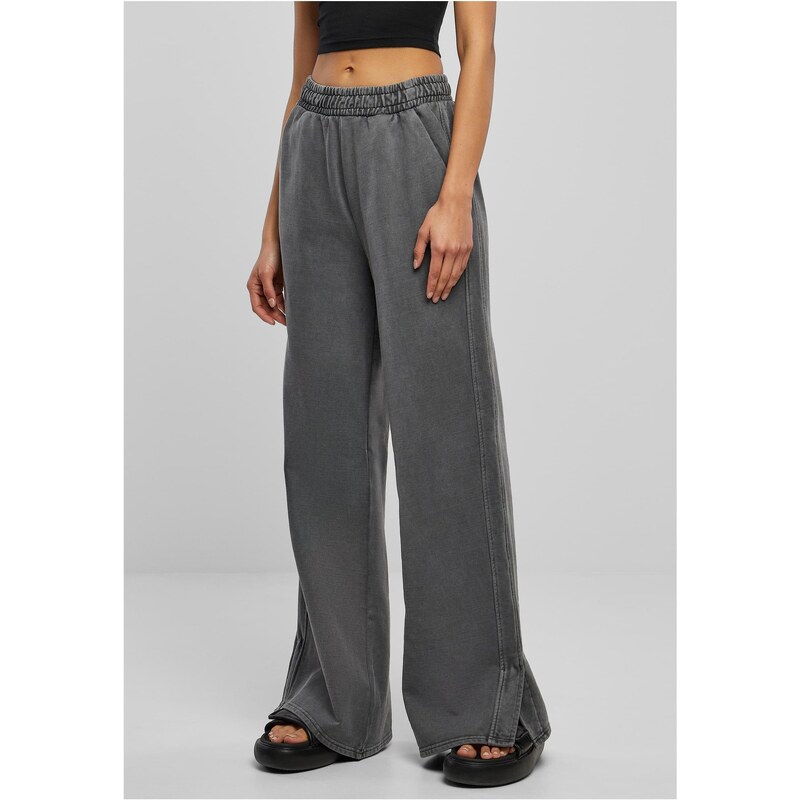 Urban Classics Dámské kalhoty Heavy Terry Garment Dye Slit Pants