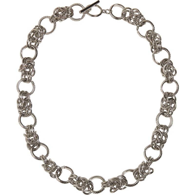 Urban Classics Accessoires Multiring náhrdelník - stříbrné barvy