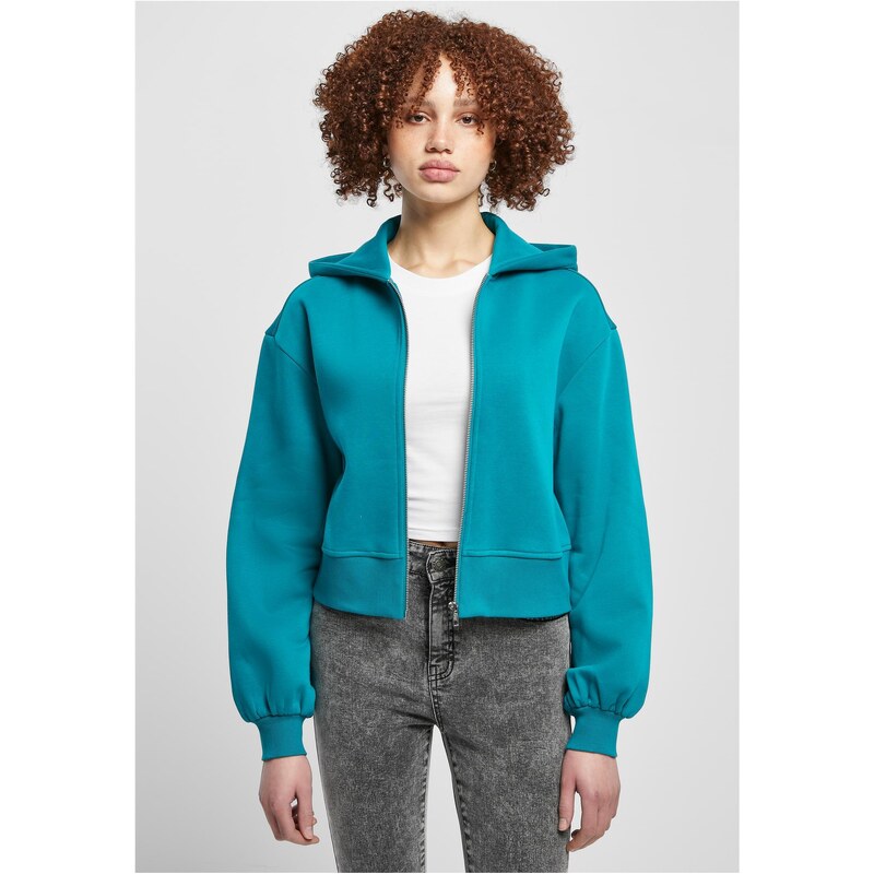 Urban Classics Dámská krátká oversized bunda na zip vodově