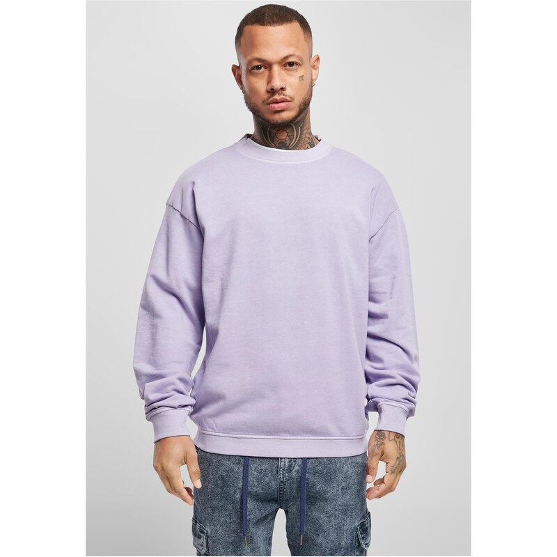 UC Men Pigment Dyed Crew Neck levandule