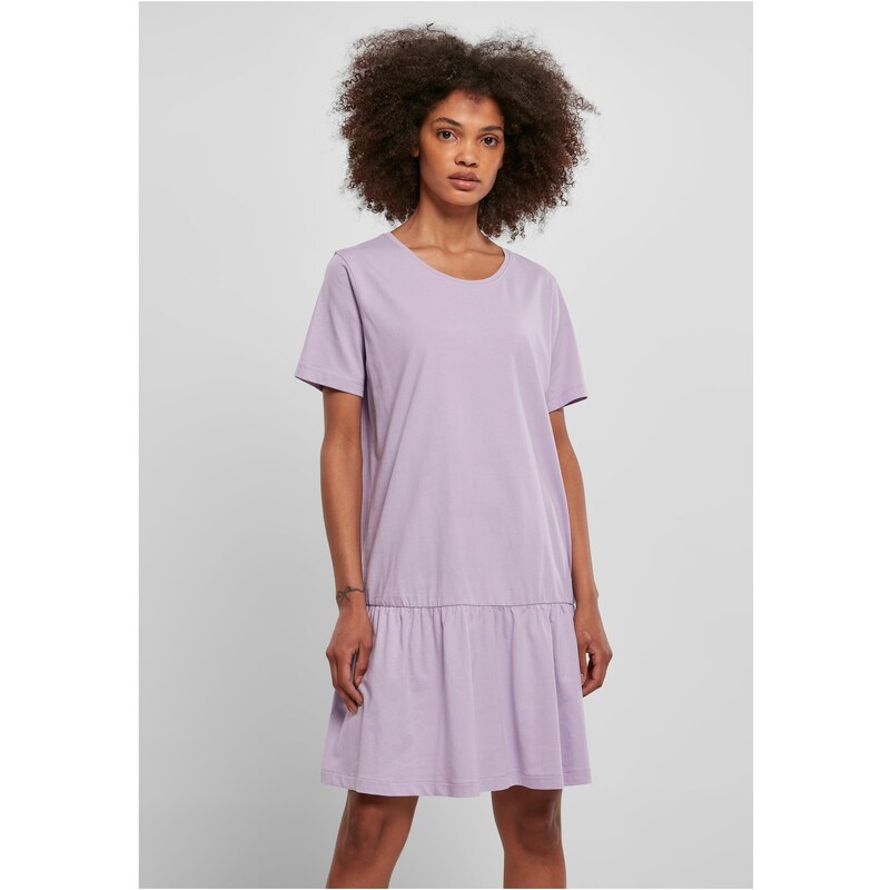 Urban Classics Dámské šaty Valance lila