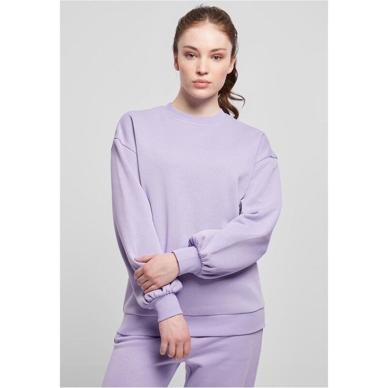 Urban Classics Dámská organická oversized Crew levandule