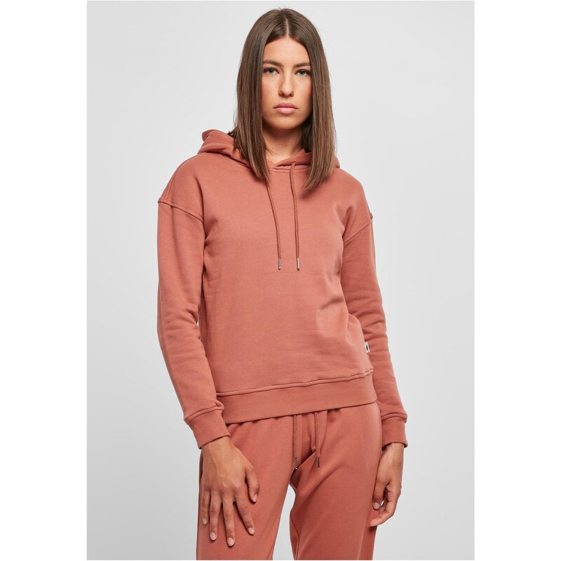 Urban Classics Dámská organická terakota s kapucí