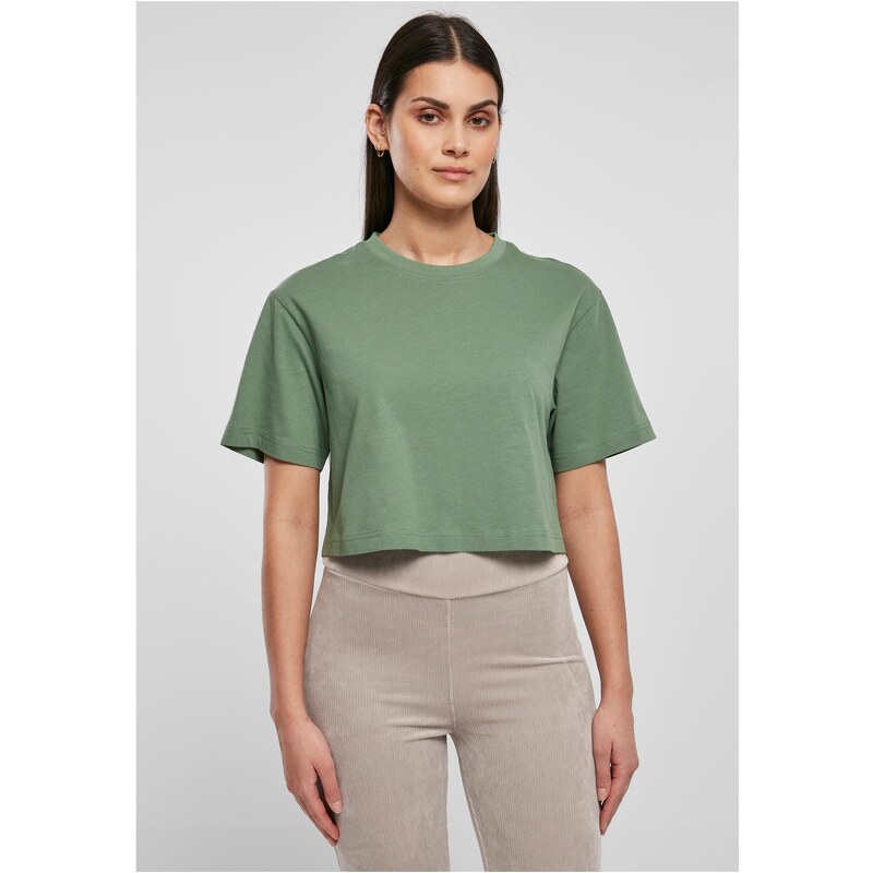 Urban Classics Dámské krátké oversized tričko ze šalvěje
