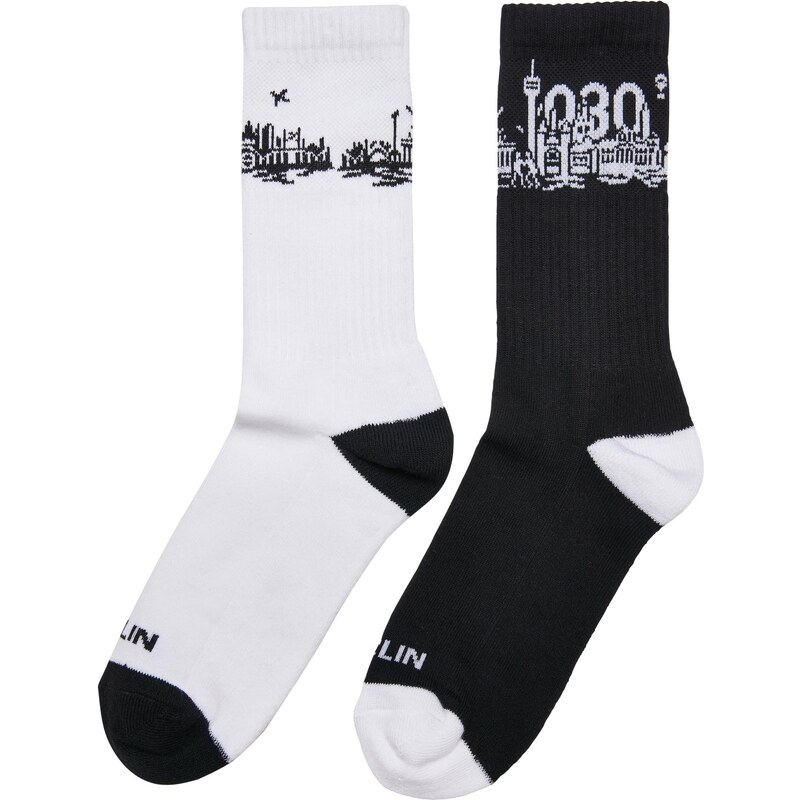 Mister Tee Ponožky Major City 030 2-Pack černá/bílá