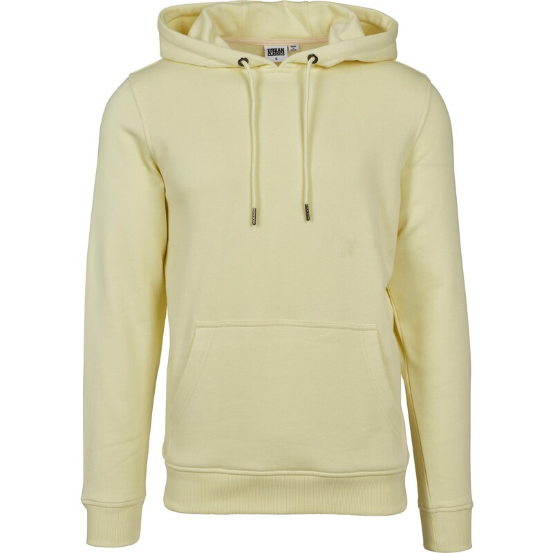 UC Men Basic Sweat Hoody pudrově žlutá